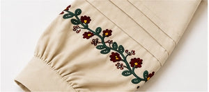 Ivory Embroidered Girls Co-ord Set | Premium Kidswear by Amoura Kids