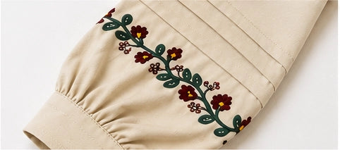 Ivory Embroidered Girls Co-ord Set | Premium Kidswear by Amoura Kids