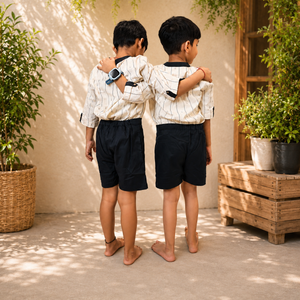 Navy Harbor Gentleman Set | Premium Kidswear by Amoura Kids
