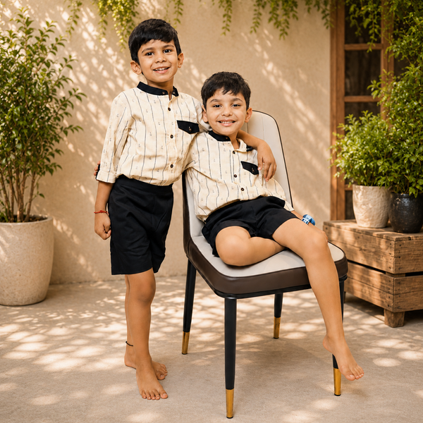 Navy Harbor Gentleman Set | Premium Kidswear by Amoura Kids