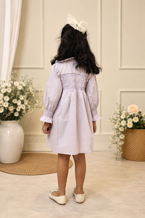 Lavender Mist Dress | Premium Kidswear by Amoura Kids