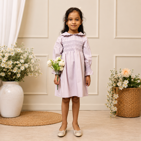 Lavender Mist Dress | Premium Kidswear by Amoura Kids
