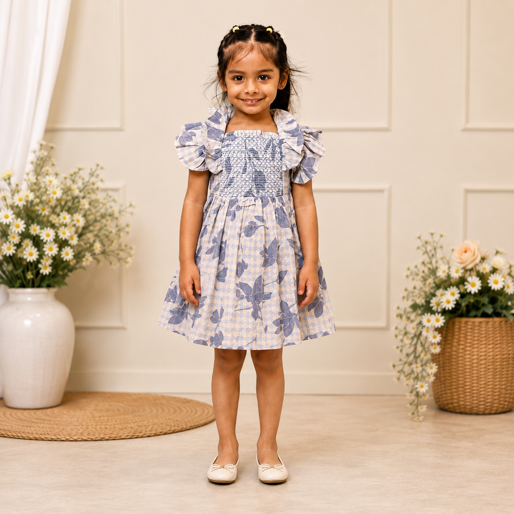 Bluebell Breeze Dress | Premium Kidswear by Amoura Kids