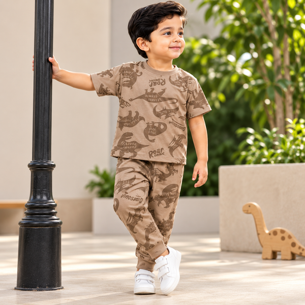 Dinosaur Co-ord Set for Boys | Kidswear by Amoura Kids