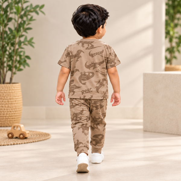 Dinosaur Co-ord Set for Boys | Kidswear by Amoura Kids