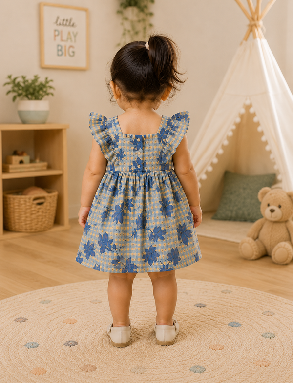 Bluebell Breeze Dress | Premium Kidswear by Amoura Kids