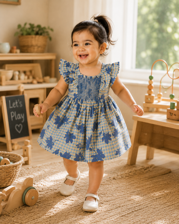 Bluebell Breeze Dress | Premium Kidswear by Amoura Kids