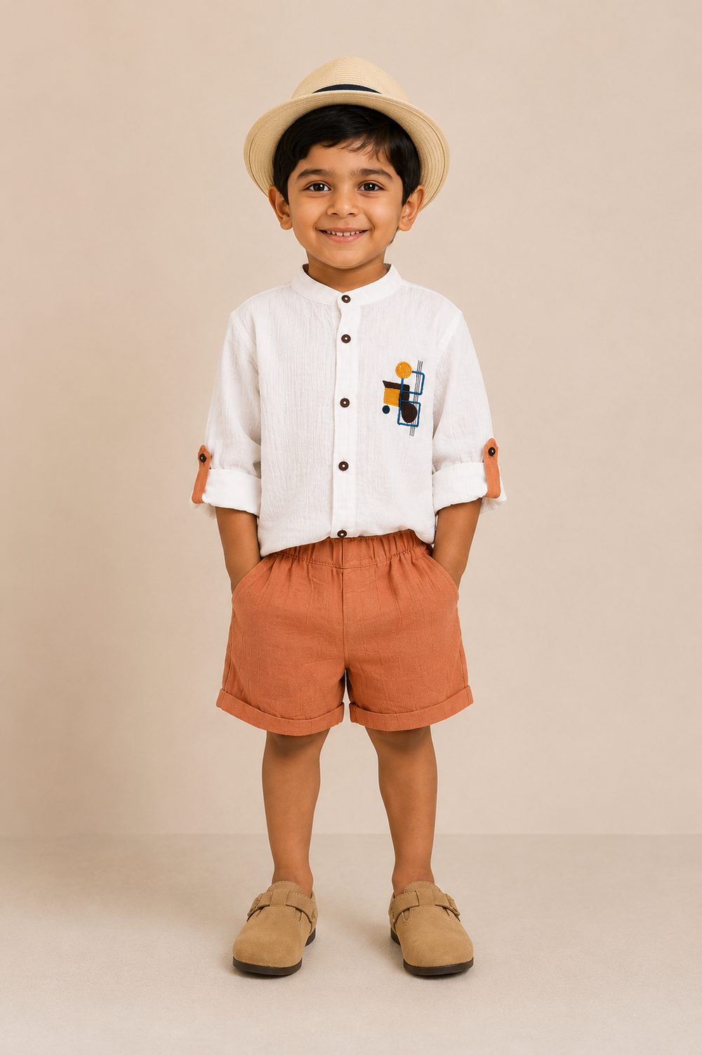 Peachy Playtime Set | Premium Kidswear by Amoura Kids