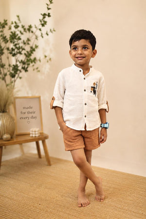 Peachy Playtime Set | Premium Kidswear by Amoura Kids