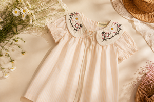 Vanilla Ribbon Dress | Premium Kidswear by Amoura Kids