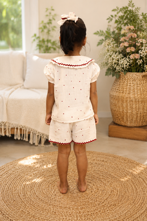 Ruby Sprinkle Charm Set | Premium Kidswear by Amoura Kids