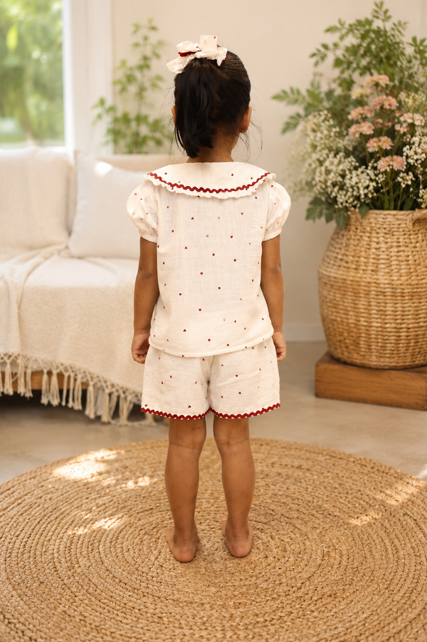 Ruby Sprinkle Charm Set | Premium Kidswear by Amoura Kids