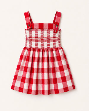 Cherry Picnic Dress | Premium Kidswear by Amoura Kids